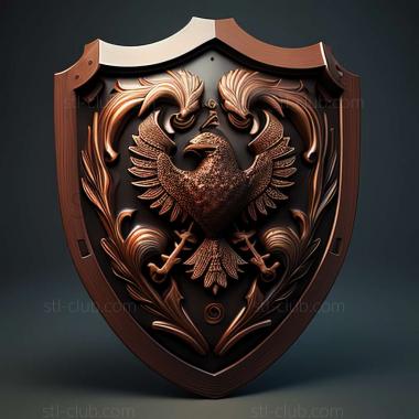 3D model shield (STL)